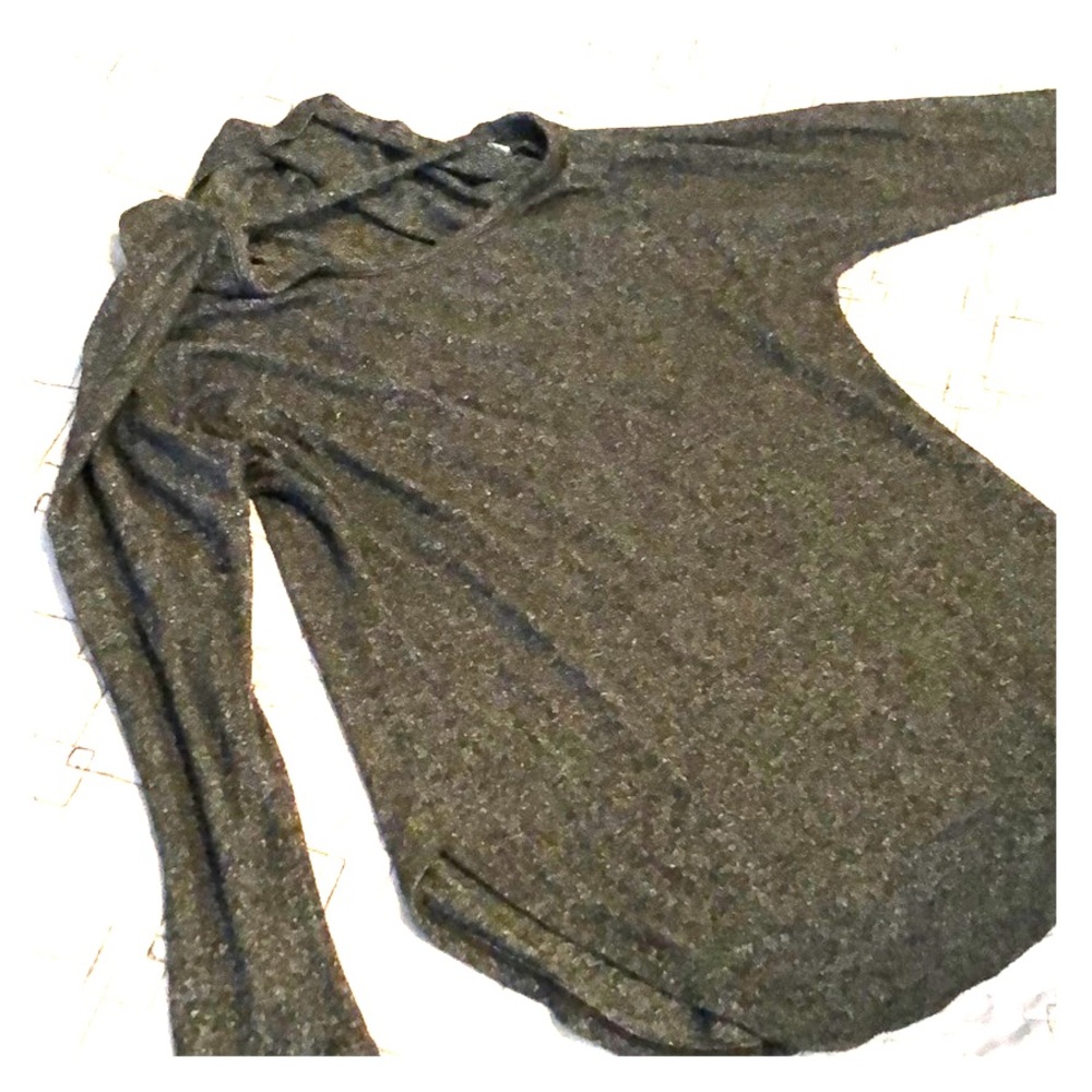 Peyton Jensen cowl neck sweater.